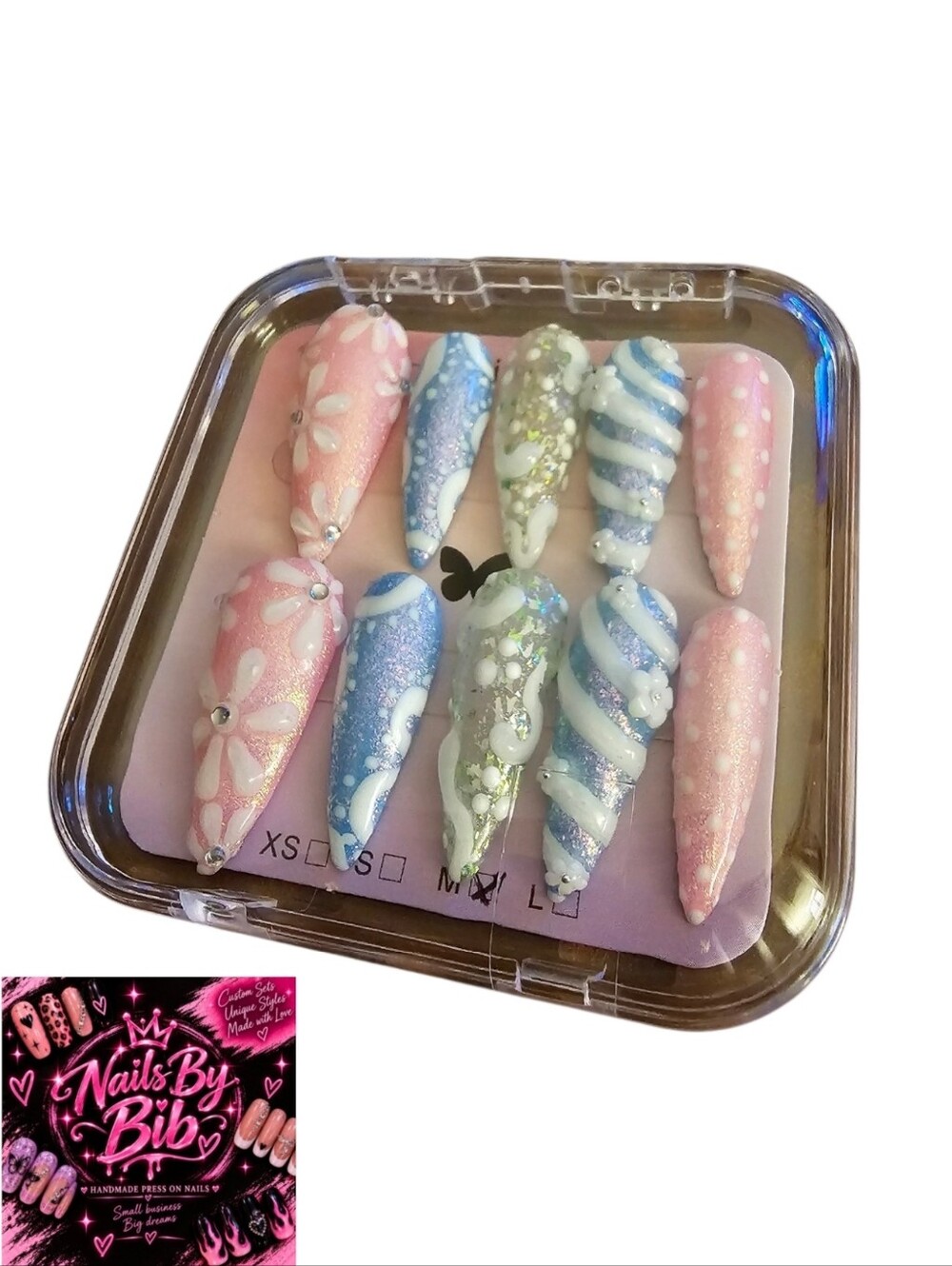 Whimsy Press On Nails Medium
